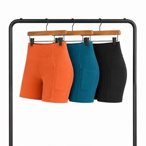 Nouvel Arrivage Short de Compression à Séchage Rapide avec Logo Personnalisé Taille Haute pour Entraînement et Sport, Short Cycliste Personnalisé - Product Image 2