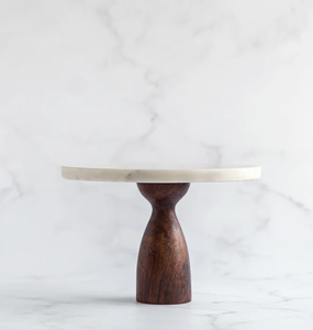 Wood & <b>Marble</b> <b>Cake</b> <b>Stand</b> Natural Stone Fruit Plate <b>Cake</b> <b>Stand</b> for Wedding Table Decoration Dining Table <b>Cake</b> <b>Stand</b> - Product Image 3