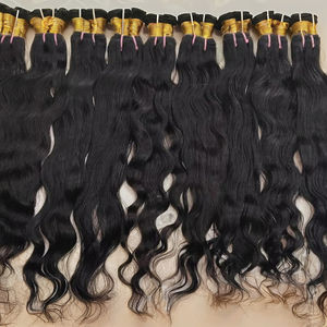 Máquina Remy de doble estiramiento Extensiones de cabello de doble trama 100% Máquina de costura Extensión de trama de cabello humano de color de doble trama - Product Image 3