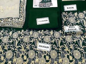 หนักปักสีเขียวชีฟองชุดแต่งงานที่สง่างาม Maxi ขายร้อน2021 - Product Image 4