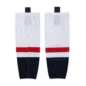 <b>Knee</b> <b>High</b> Basketball <b>Socks</b> Striped Navy Orange White Breathable Knitted for Adults - Product Image 3