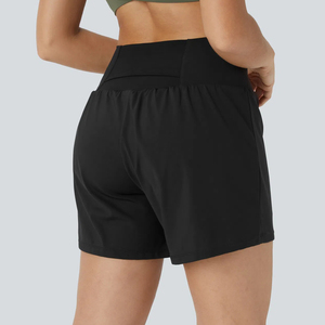 Women's Running Gym Fitness Workout Sports <b>Bra</b> and Shorts Set for Yoga OEM Service Custom Logo Pieces Yoga Shorts Set - Product Image 3