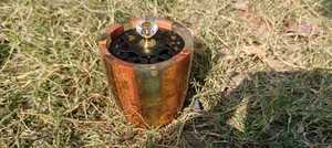 Taza de cerámica Aurora Gold Luxe – Taza de café esmaltada hecha a mano para un estilo de hogar sofisticado, al mejor precio desde India. - Product Image 6