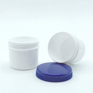 Emballage en plastique de couleur personnalisée, 1 OZ, pot en PP à parois droites avec estampage doré naturel, OEM 43-400, pots en plastique - Product Image 4