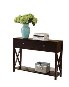 Mesa de consola de diseño de lujo, muebles de madera de teca para sala de estar - Product Image 2