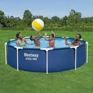 Piscina Elevada Circular Resistente Steel PRO 0945795 con Bomba de Filtración, 427 x 107 cm, para Adultos - Product Image 2