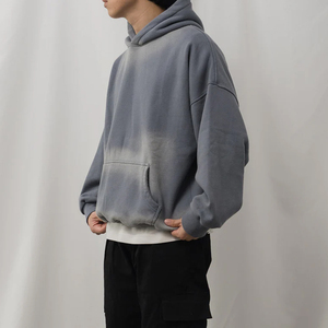 Sweat-shirts pour hommes personnalisés brodés effet soleil délavé, best-seller, poids lourd, à prix abordable - Product Image 2