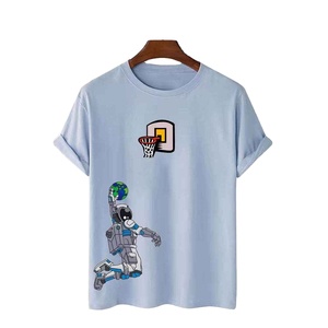 Camisetas de Hombre de Alta Calidad, Corte Regular, Impresión Digital, Diseño Sólido, Mezcla de Poliéster y Algodón, Transpirables, de Secado Rápido y Ecológicas - Product Image 6