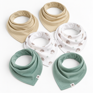 Bavoirs anti-bave en coton les plus vendus, bavoirs bandana réutilisables et lavables pour bébé - Product Image 1