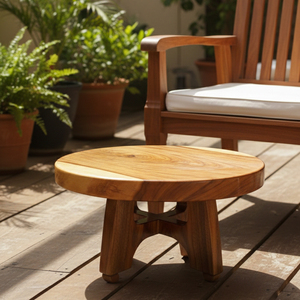 Mesa de Centro de Madera de Suar Sólida de Primera Calidad, con Borde Natural, Moderna, Ecológica, Duradera, de Lujo, para el Hogar - Product Image 2