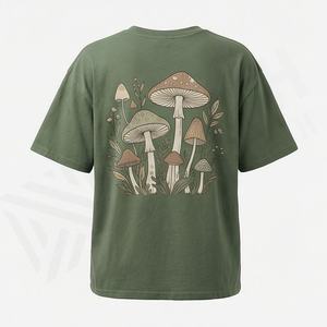 T-shirt surdimensionné personnalisé pour femme en gros – Coton OEM, broderie, sérigraphie, design de haute qualité, mode durable - Product Image 2