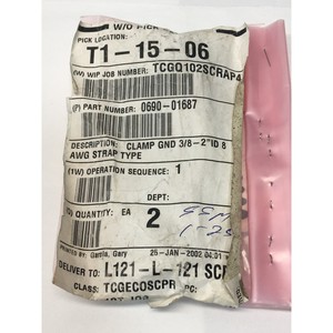 2 AMAT 0690-01687 Abrazadera GND 3/8-2" ID 8 AWG STRAP - Equipo y piezas de semiconductores de confianza de la marca global legada - Product Image 4