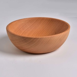 Tazón de madera ecológico hecho a mano, tazón redondo de madera para servir frutas, ensaladas, bocadillos, pan, disponible para la venta. - Product Image 1