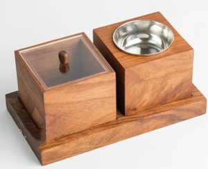 Nouveauté 2027, Cadeau du Ramadan et de l'Aïd, Brûleur d'encens en bois de manguier écologique, Plateau pour encens, Décoration d'intérieur, Art religieux arabe - Product Image 4