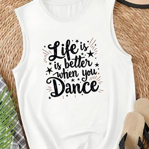 La vie est meilleure quand vous dansez Gilet décontracté pour femme - Product Image 2