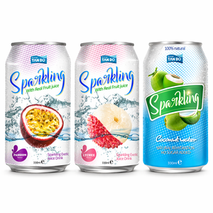 Boisson gazeuse/soda 330 ml en bouteille aromatisée OEM ODM faible en glucides certifiée HACCP filtrée avec diverses saveurs de fruits - Product Image 2