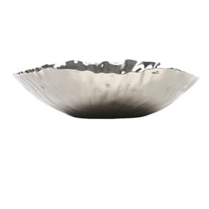 Bol à fruits en argent poli miroir, décoration de table, fournitures pour événements, bols de service en métal, fournitures pour hôtels et restaurants - Product Image 1
