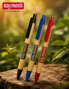 Ensemble de stylos à bille exécutifs élégants, corps blanc, stylos rétractables multicolores, ensemble d'écriture pour le bureau et l'école, stylo à bille de qualité supérieure - Product Image 1
