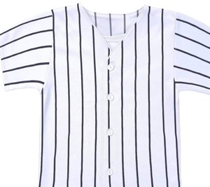 Maillot de baseball personnalisé à manches courtes avec logo sur le devant, unisexe pour enfants, t-shirts de sport tricotés imprimés - Product Image 4