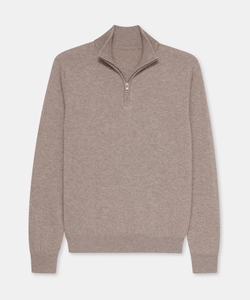Suéter de Hombre con Cuello de Media Cremallera, Tejido, 56% Algodón, Antiarrugas, con Logotipo Frontal, para Invierno, con Color y Logotipo Personalizados - Product Image 3