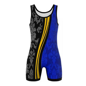 Uniformes de Halterofilia Personalizados al por Mayor de Fábrica, Singletes de Halterofilia Profesionales de Alta Calidad para Hombre, Estilo Lucha Libre - Product Image 3