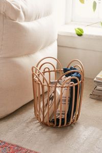 Cesta de Almacenamiento de Bambú y Ratán Tejida a Mano, Diseño Rústico, Ecológica, Personalizable, Solución de Almacenamiento Natural para la Cocina - Product Image 5