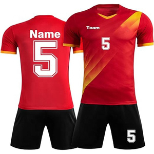 Uniformes de Fútbol para Hombres y Mujeres Adultos, Camisetas de Fútbol de Manga Corta, Ropa Deportiva Estampada, Conjunto de Traje de Entrenamiento - Product Image 2