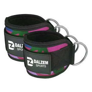 Le camouflage a imprimé des bandes de cheville d'haltérophilie du néoprène de forme physique de sangles de cheville de anneau D Offre Spéciale - Product Image 1