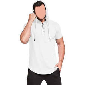 เสื้อฮู้ดดี้กีฬาผู้ชายไซส์ใหญ่พิเศษ S ถึง 5X แขนสั้นและแขนยาว เสื้อสเวตเชิ้ตแบบสวมใส่สบาย - Product Image 3