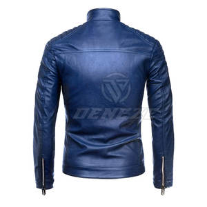 Veste en cuir pour homme, vente en gros à prix réduit, design personnalisé, respirante, veste d'hiver pour homme - Product Image 2