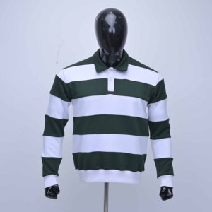Camiseta Polo de Manga Larga para Hombre, de Primera Calidad, con Logotipo Personalizado, Fabricada con Algodón Puro, Cuello de Sarga, Estilo Casual - Product Image 1
