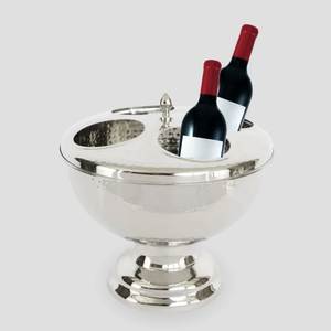 Luxury wine chiller metal wine <b>cooler</b> silver champagne bucket party drink <b>cooler</b> bottle holder elegant wine bucket stainless - Product Image 6