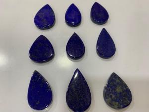 พลอยลาพิส ลาซูลีธรรมชาติทรงหยดน้ำ คุณภาพสูง สีน้ำเงินเข้ม สำหรับทำเครื่องประดับ ขายส่ง พลอยประจำเดือนเกิดเดือนพฤษภาคม - Product Image 6