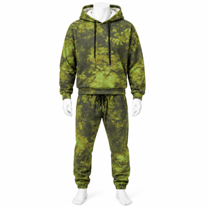 Sweat à capuche zippé intégral surdimensionné de haute qualité, respirant, écologique, avec logo personnalisé imprimé, couleur unie, 100 % streetwear - Product Image 3