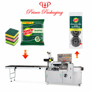 Máquina Multifuncional Automática para Envolver, Sellar y Empacar Esponjas de Limpieza de Grado Alimenticio para Cocina - Product Image 1