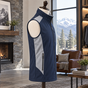 Gilet softshell conçu avec un tissu flexible, une construction résistante au vent, une coupe confortable et des coutures durables pour l'extérieur. - Product Image 3