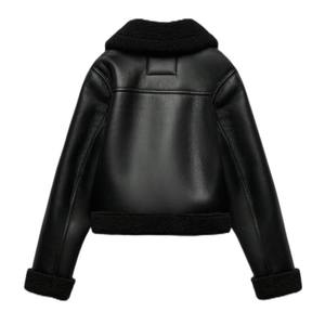 Chaqueta de Cuero de Invierno con Forro de Piel – Cómoda y Cálida - Product Image 2
