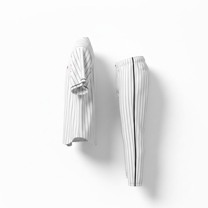 Uniformes de Béisbol Personalizados con Logotipo Sublimado, Uniformes de Equipo de Alta Calidad, Tela de Malla Transpirable, Diseño de Ropa Deportiva Personalizada - Product Image 4