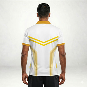 Camiseta de Cricket para Hombre, Sublimada, Fabricante OEM de Camisetas de Cricket para Hombre, Camiseta de Cricket de Manga Corta para Hombre - Product Image 2