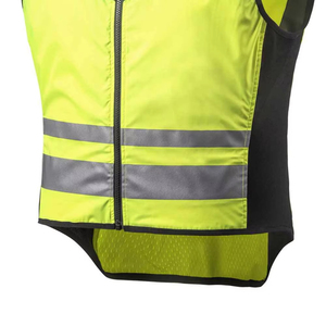 Chaleco de Seguridad Reflectante de Alta Visibilidad para Hombre, Transpirable, con Cierre, Cuello Redondo, Deportivo, para Ciclismo y Trabajo - Product Image 3