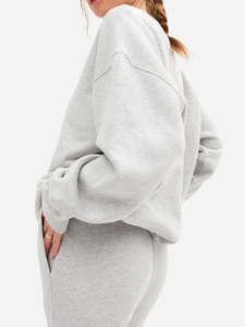 Sudadera de Forro Polar Premium para Mujer, Tejido Suave y Cómodo, Corte Holgado, Estilo Moderno para Uso Diario, Sudadera con Personalización de Marca - Product Image 6