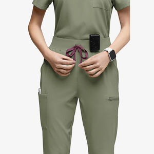 Pantalon de travail pour femmes, coupe ajustée, qualité supérieure, 100% polyester, prix d'usine, vente en gros OEM personnalisée - Product Image 5