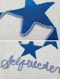 Sudadera con capucha para hombre de forro polar técnico personalizado, estilo urbano, con bordado de plumón, patchwork, lisa, oversize, de felpa francesa, tendencia invierno 2026 - Product Image 4