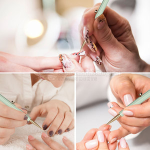 Juego de Pinceles Profesionales de Nailon Duradero para Arte de Uñas con Pinceles de Detalle Fino para Pintar con Esmalte en Gel y Diseños Creativos de Uñas - Product Image 6
