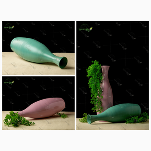 Vase à fleurs en bambou vietnamien Design minimaliste écologique pour une utilisation décorative de style intérieur - Product Image 6