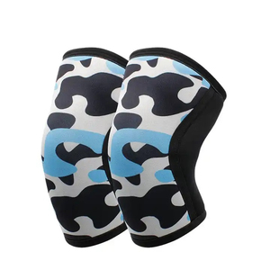Genouillères en néoprène de 5 mm d'épaisseur, respirantes, antidérapantes, protection professionnelle, taille plus pour la musculation et le powerlifting - Product Image 1