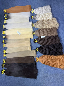 Extensions de cheveux slavons de qualité supérieure, 100g, type Tape In, cheveux humains vierges vietnamiens Nasa Hair, toutes couleurs, 50cm - Product Image 4