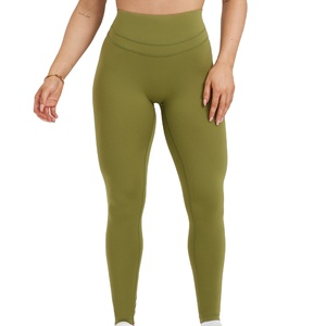 Leggings Deportivos de Cintura Alta de 25 Pulgadas para Mujer, Pantalones de Yoga con Elasticidad en 4 Direcciones, Color Sólido, Sin Costura Delantera, Elásticos - Product Image 1