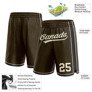 Wholesale Customized Sublimation Shorts 100% Polyester Sports Team Shorts <b>Custom</b> Club Shorts Training Shorts Personalized Print - Product Image 5