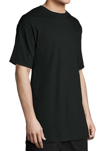 Custom Logo <b>Plain</b> <b>Black</b> Color Boxy <b>Tshirt</b> Wholesale Round Neck Cotton Oversized Boxy Custom Boxed t Shirt Vintage Tee Shirt Men - Product Image 4